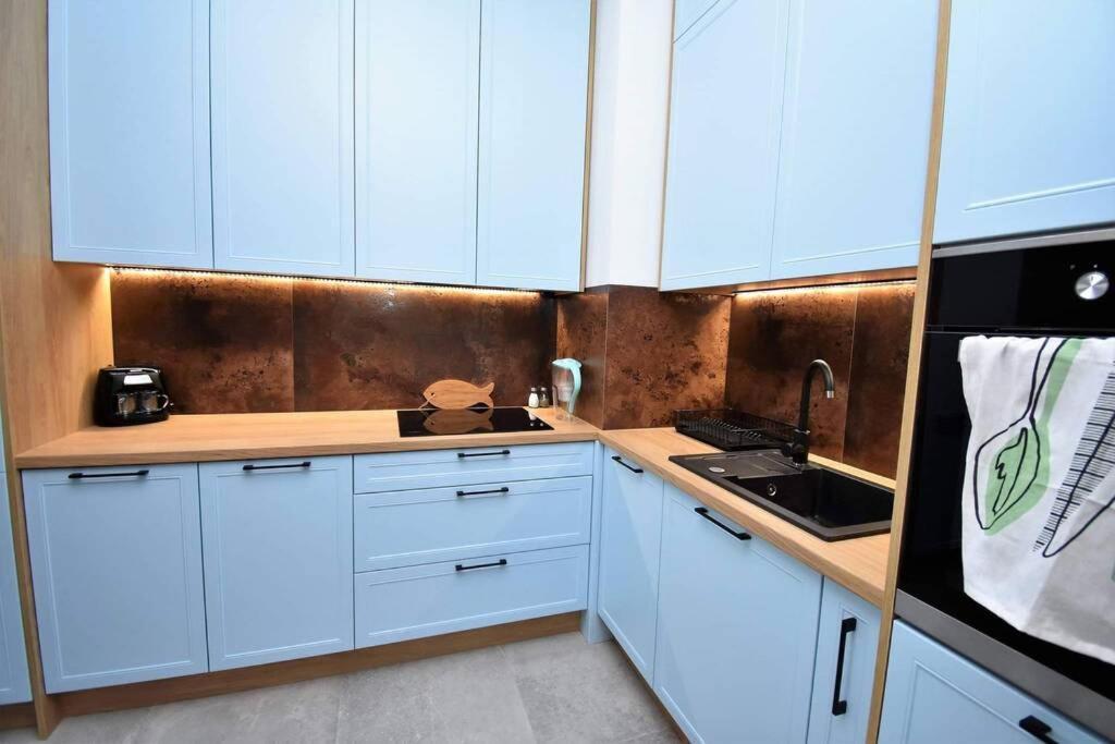Apartament Blue Bastion Walowa 23C Z Klimatyzacja I Miejscem Parkingowym W Podziemnym Parkingu Гданск Екстериор снимка