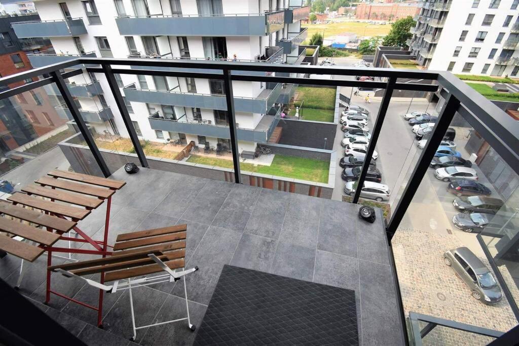 Apartament Blue Bastion Walowa 23C Z Klimatyzacja I Miejscem Parkingowym W Podziemnym Parkingu Гданск Екстериор снимка